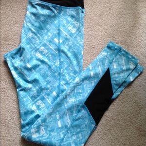 Teal workout leggings